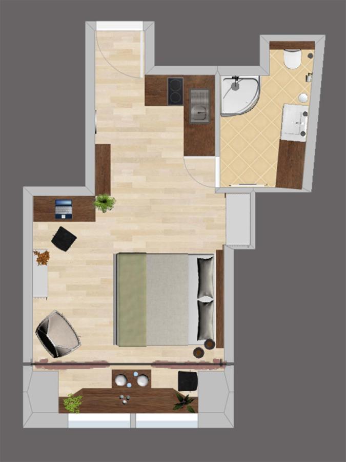 ⭑ Comfy Vip Studio In The Center With Netflix Brünn  Kültér fotó